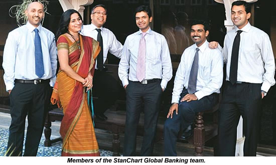 Members of the stanchart global banking team